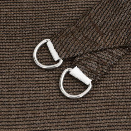 Платно-сенник, 160 г/м², кафяво, 7x7 м, HDPE