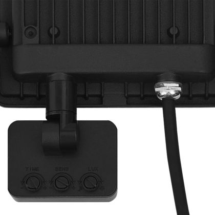 LED прожектор със сензор, 30 W, студено бяло