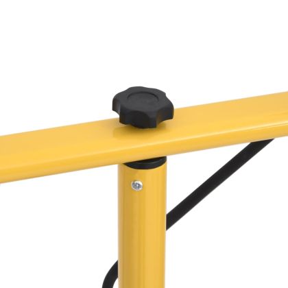 LED прожектор със статив, 2x50 W, топло бяло