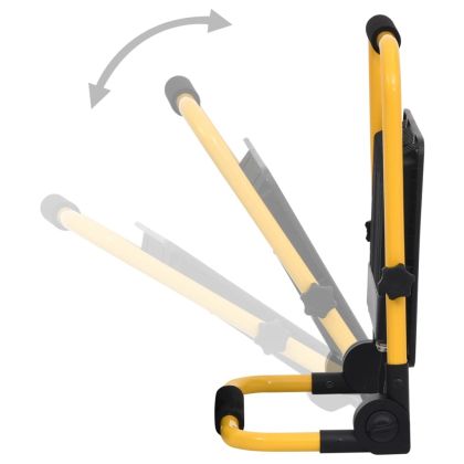 LED прожектор с дръжка, 100 W, топло бяло