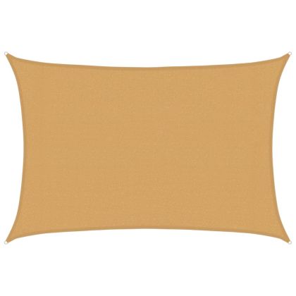 Платно-сенник, 160 г/м², правоъгълно, пясъчно, 3x5 м, HDPE