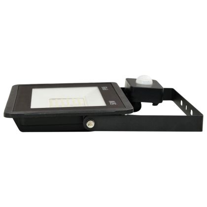 LED прожектор със сензор, 50 W, студено бяло