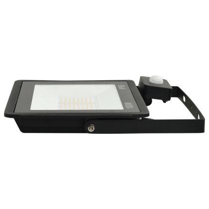 LED прожектор със сензор, 100 W, топло бяло
