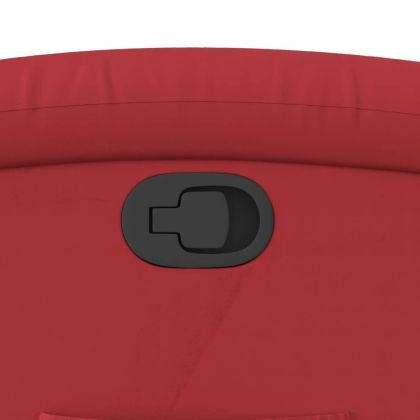 Наклоняем стол, червен, изкуствена кожа