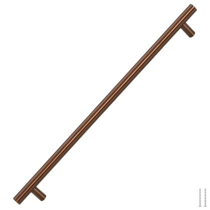 Дръжки за шкафове, 5 бр, бронз, 480 мм, неръждаема стомана