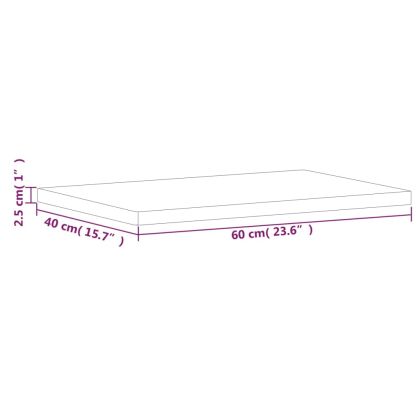 Плот за баня 60x40x2,5 см масивно дърво бук