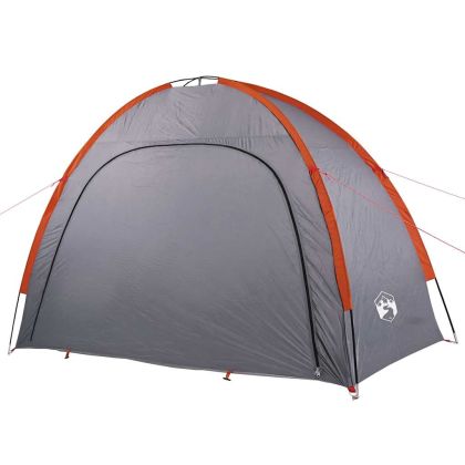 Палатка за съхранение, сива и оранжева, водоустойчива