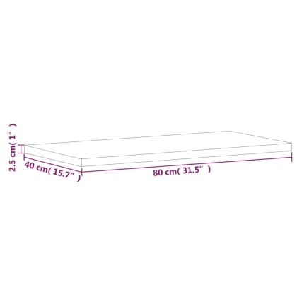 Плот за баня 80x40x2,5 см масивно дърво бук