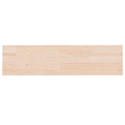 Дъска за рафт, 80x20x1,5 см, необработен масивен дъб