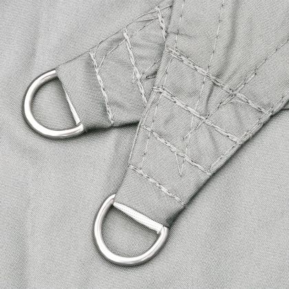 Слънцезащитно платно светлосиво 2,5x2,5м 100% полиестер Оксфорд