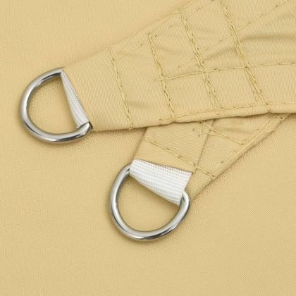 Слънцезащитно платно пясъчно 7x7 м 100% полиестер Оксфорд