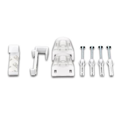 Затъмняваща ролетна щора 164,4x175 см, ширина на плат 160 см, почти бяла