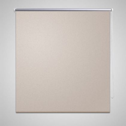 Затъмняваща ролетна щора 124,4x230 см, ширина на плат 120 см, бежова