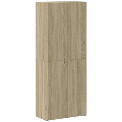 Шкаф за документи, сонома дъб, 60x32x153 см, инженерно дърво