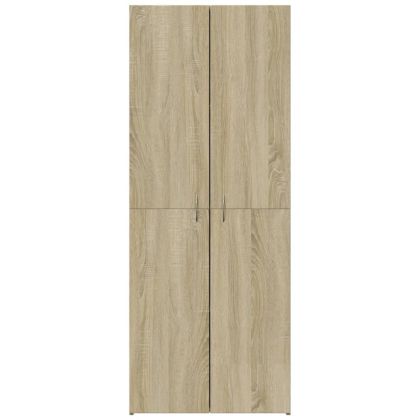 Шкаф за документи, сонома дъб, 60x32x153 см, инженерно дърво