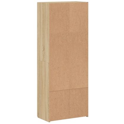 Шкаф за документи, сонома дъб, 60x32x153 см, инженерно дърво