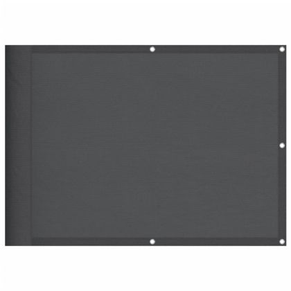 Балконски параван антрацит 75x700 см 100% полиестер оксфорд