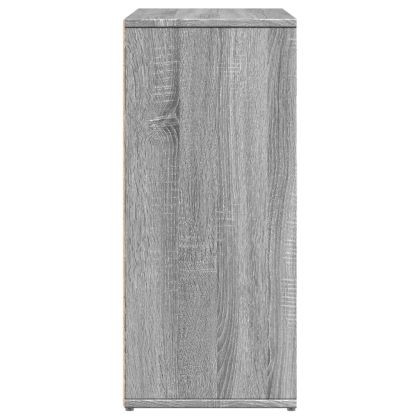 Сайдборди, 2 бр, сив сонома, 60x31x70 см, инженерно дърво