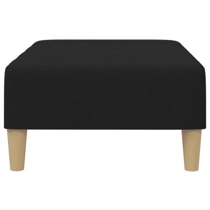 Табуретка, черна, 77x55x31 см, плат