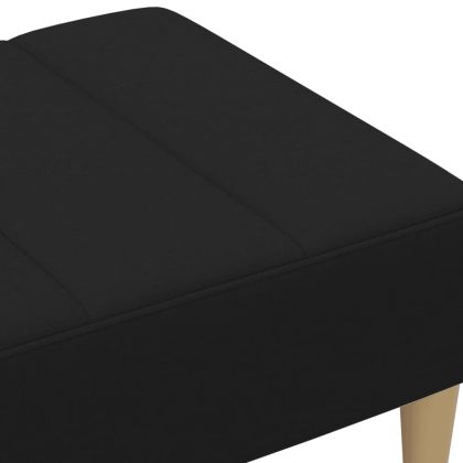 Табуретка, черна, 77x55x31 см, плат