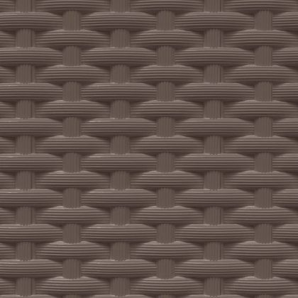 Кашпи, 2 бр, Кафяви, 30x30x37 см, полипропилен