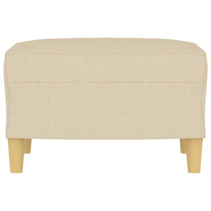 Табуретка, кремава, 60x50x41 см, плат