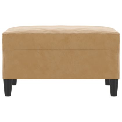 Табуретка, кафява, 70x55x41 см, кадифе