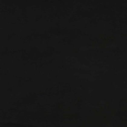 Кръгъл хокер, черен, кадифе