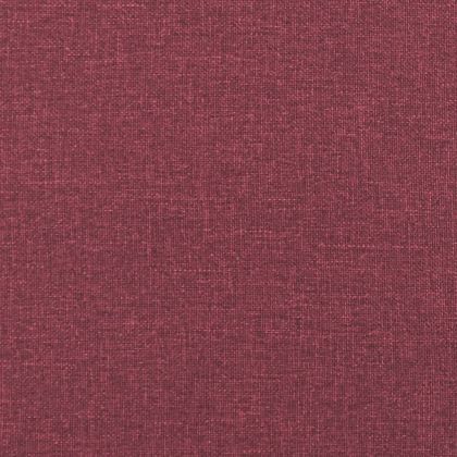 Комплект дивани 2 части с възглавници виненочервен текстил