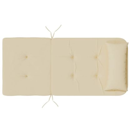 Възглавници за столове Адирондак, 2 бр, бежови, Оксфорд плат