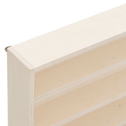 Дървена колекционерска витрина с врати 60x8,5x37 см