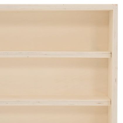 Дървена колекционерска витрина с врати 60x8,5x37 см