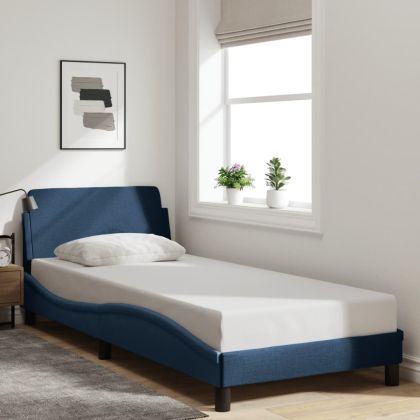Рамка за легло с табла Dover, синя, 80x200 см плат