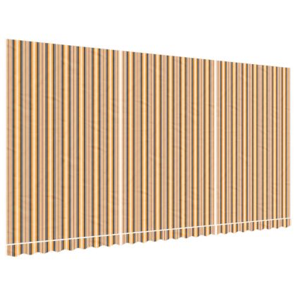 Резервно платнище за тенти, разноцветни ивици, 6x3 м