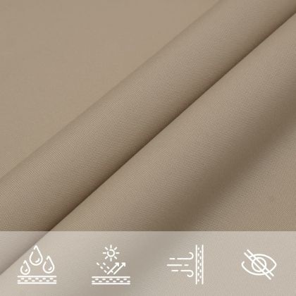 Платно-сенник, Оксфорд текстил, правоъгълно, 2x5 м, таупе