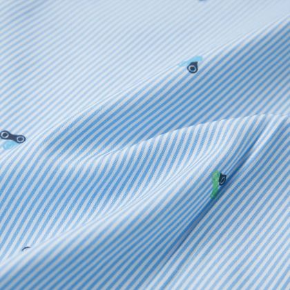 Детска риза, светлосиня, 128