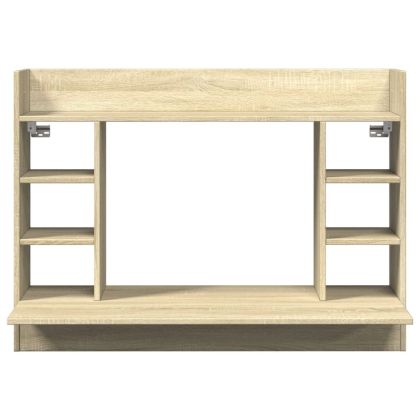 Бюро за стенен монтаж, дъб сонома, 105x48x75см, инженерно дърво