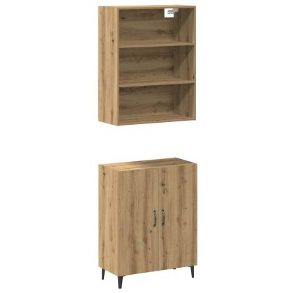 Шкаф със стенен шкаф Artisan Oak Engineered Wood