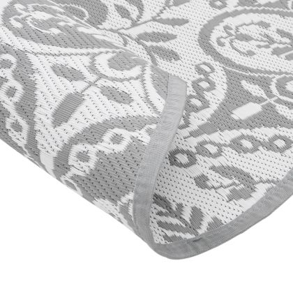 Килим за открито, ARAKIL светлосив, Ø120 см, PP