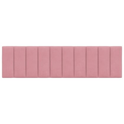 Мека табла за легло Hanko, розова, 180 см, кадифе