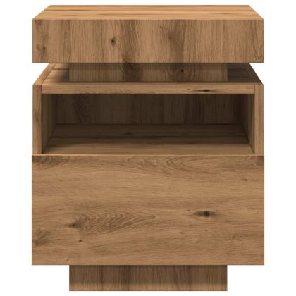 Нощен шкаф с LED осветление Artisan Oak 40x39x48,5 cm