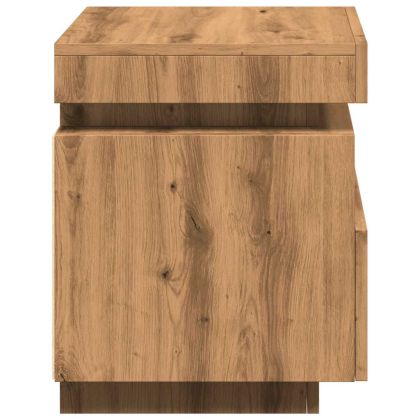 Нощен шкаф с LED осветление Artisan Oak 40x39x48,5 cm