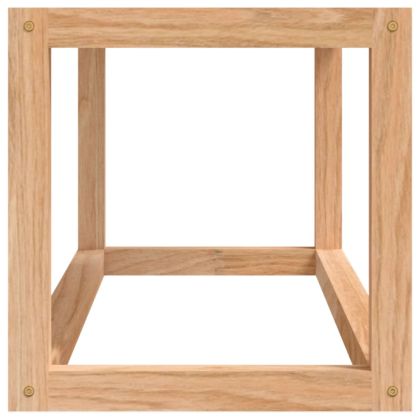 Поставка за хавлии 60x20x20 см масивна орехова дървесина