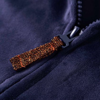 Детско яке с качулка, синьо, 140