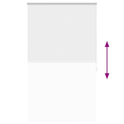 Затъмняваща ролетна щора 104,4x175 см, ширина на плат 100 см, бяла