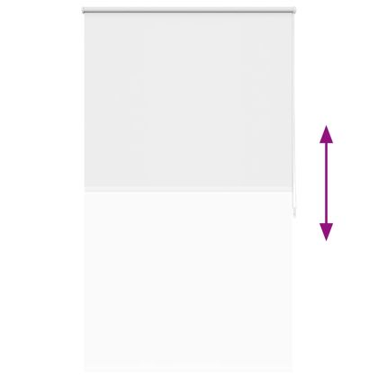 Затъмняваща ролетна щора 124,4x175 см, ширина на плат 120 см, бяла