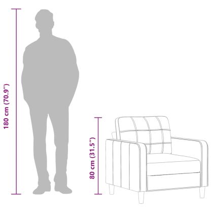 Кресло, виненочервено, 60 см, текстил