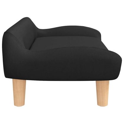 Кучешко легло черно 70x40x24 см текстил