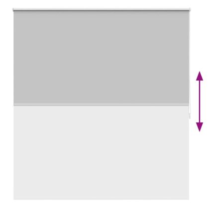 Затъмняваща ролетна щора 164,4x175 см, ширина на плат 160 см, сива