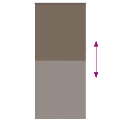 Затъмняваща ролетна щора 104,4x230 см, ширина на плата 100 см, цвят кафе